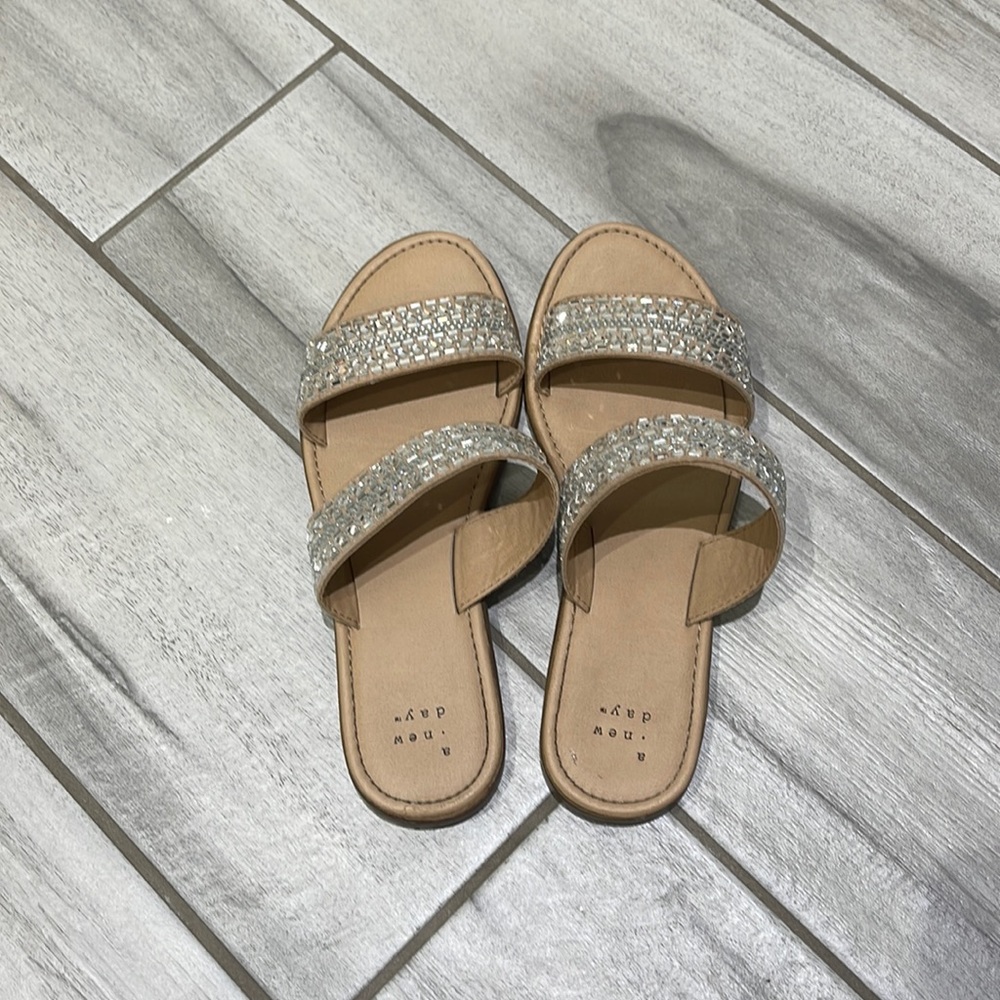 Elegant Silver Embellished Women's Sandals